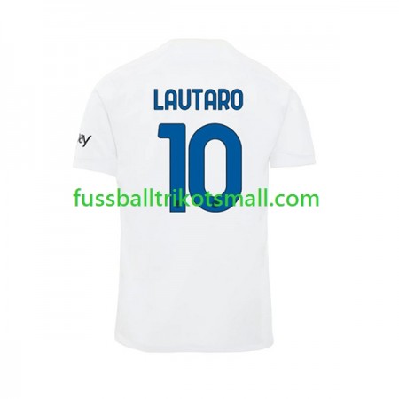 Fußballtrikots Inter Mailand Lautaro Martinez 10 2023-2024 Kurzarm Auswärts-trikot kaufen